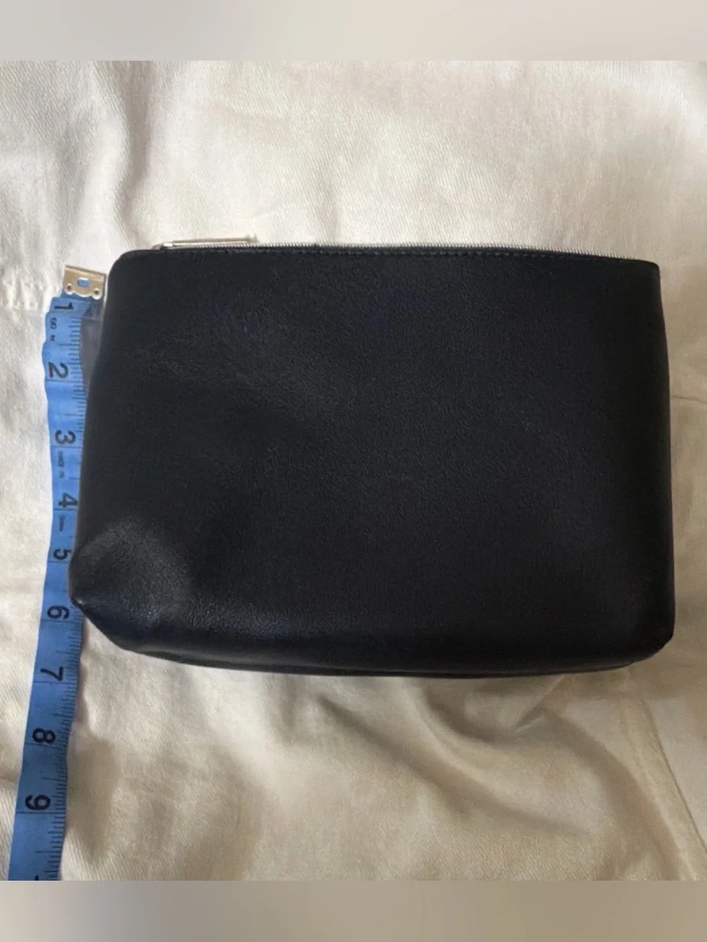 Ferragamo Parfums Navy Cosmetic Makeup Pouch Travel Bag New w/ Protective Plast